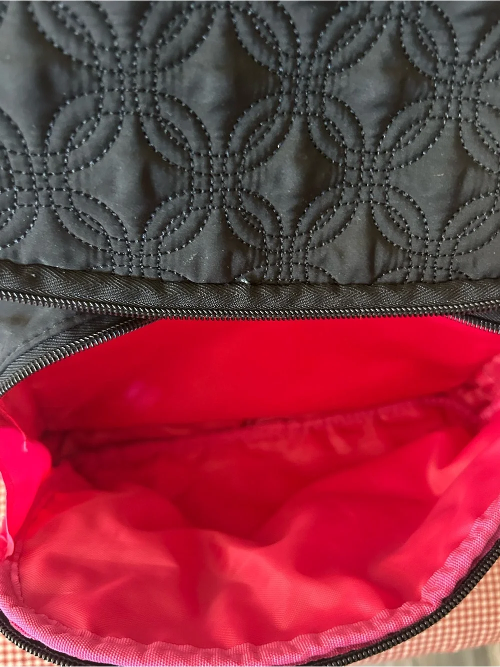 Carter's Black Quilted Backpack with Front Zip Pocket Child Of Mine